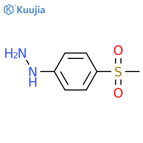4-(Methylsulfonyl)phenylhydrazine structure