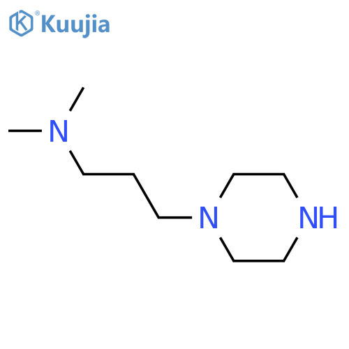 N,N-dimethyl-3-(piperazin-1-yl)propan-1-amine structure