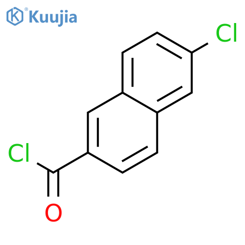 2-NAPHTHALENECARBONYL CHLORIDE, 6-CHLORO- structure