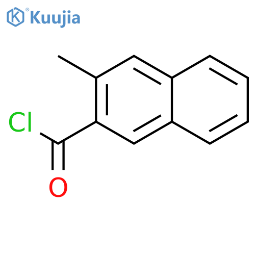 2-Naphthalenecarbonylchloride, 3-methyl- structure