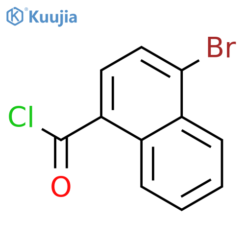 1-Naphthalenecarbonylchloride, 4-bromo- structure