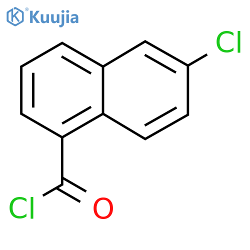 6-Chloro-naphthalene-1-carbonyl chloride structure
