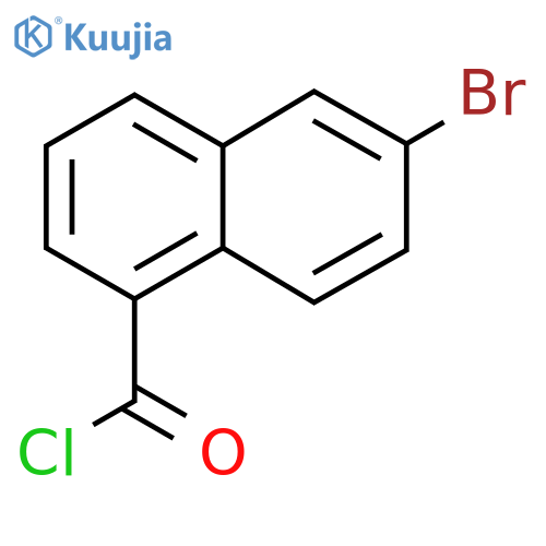 6-Bromonaphthalene-1-carbonyl chloride structure