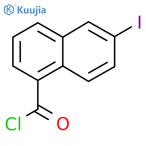 6-Iodonaphthalene-1-carbonyl chloride structure