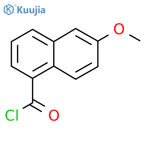 1-Naphthalenecarbonyl chloride, 6-methoxy- structure