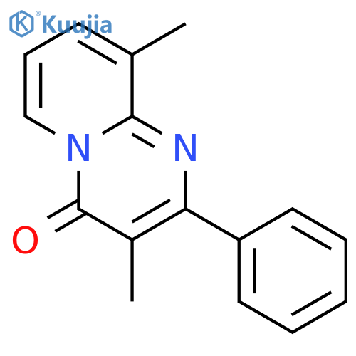 4H-PYRIDO[1,2-A]PYRIMIDIN-4-ONE, 3,9-DIMETHYL-2-PHENYL- structure