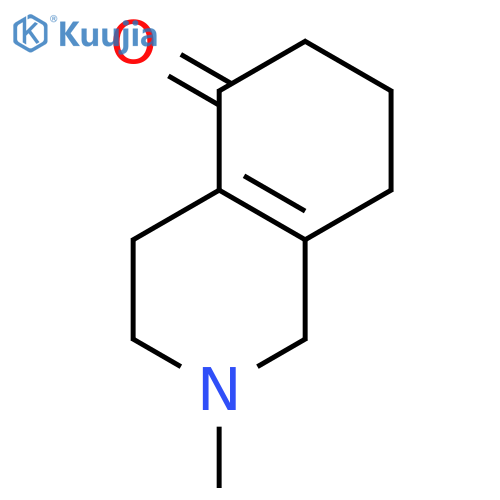 2,3,4,6,7,8-hexahydro-2-methyl-5(1H)-Isoquinolinone structure