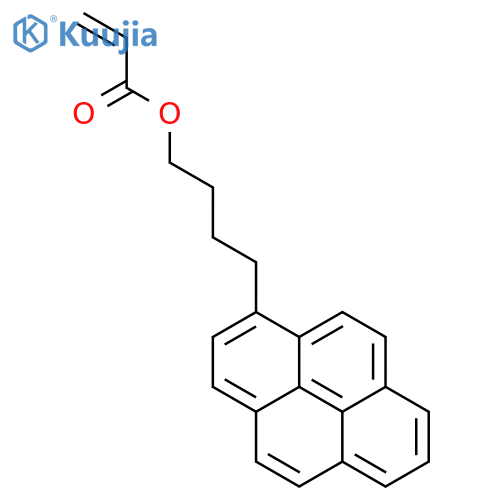 4-pyren-1-ylbutyl Prop-2-enoate structure