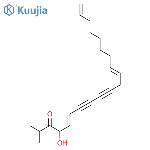 2-Methylpropanoyl-(2E,9Z)-2,9,16-Heptadecatriene-4,6-diyn-1-ol structure