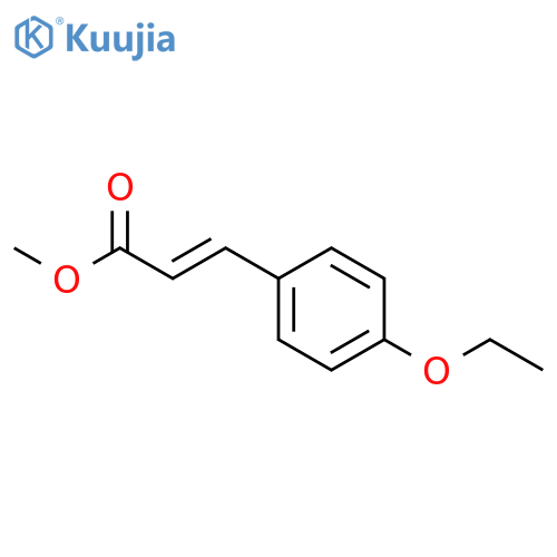 methyl (2E)-3-(4-ethoxyphenyl)prop-2-enoate structure
