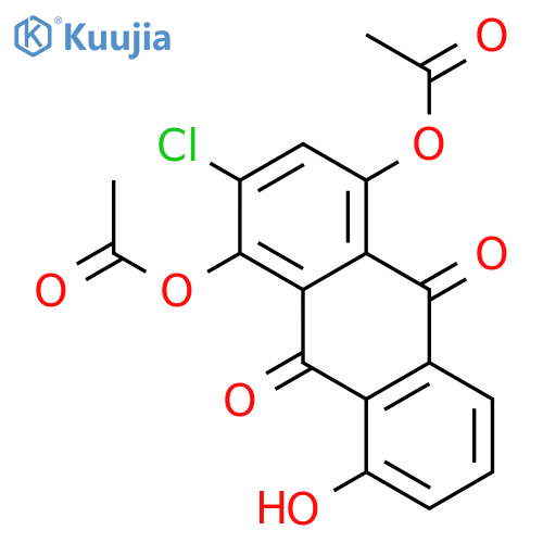 9,10-Anthracenedione, 1,4-bis(acetyloxy)-2-chloro-8-hydroxy- structure