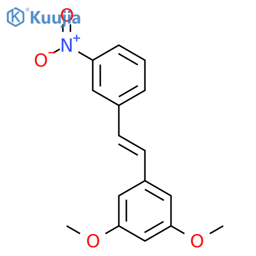Benzene, 1,3-dimethoxy-5-[(1E)-2-(3-nitrophenyl)ethenyl]- structure