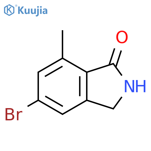 5-Bromo-7-methylisoindolin-1-one structure