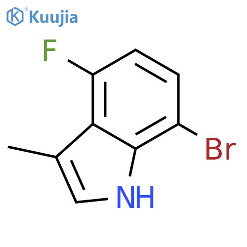 7-Bromo-4-fluoro-3-methyl-1H-indole structure