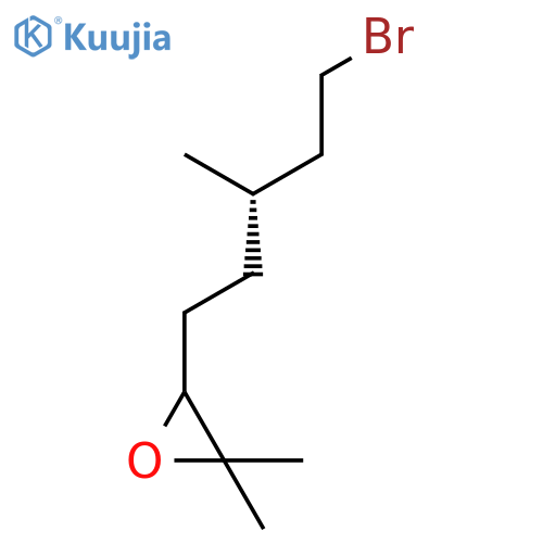 OXIRANE, 3-[(3S)-5-BROMO-3-METHYLPENTYL]-2,2-DIMETHYL- structure