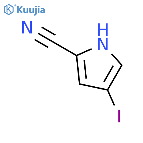 4-Iodo-1H-pyrrole-2-carbonitrile structure