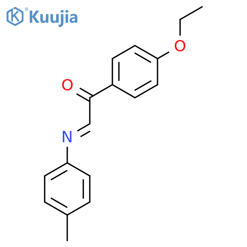 Ethanone, 1-(4-ethoxyphenyl)-2-[(4-methylphenyl)imino]- structure