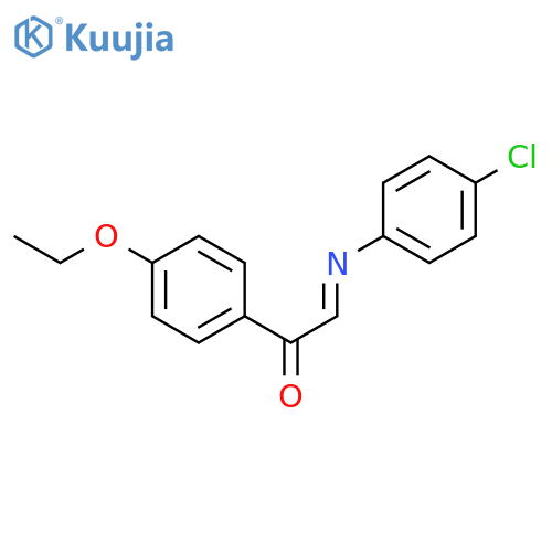Ethanone, 2-[(4-chlorophenyl)imino]-1-(4-ethoxyphenyl)- structure