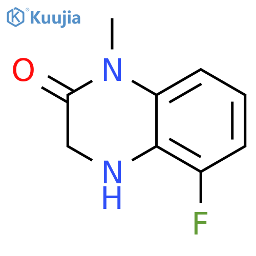 2(1H)-QUINOXALINONE, 5-FLUORO-3,4-DIHYDRO-1-METHYL- structure