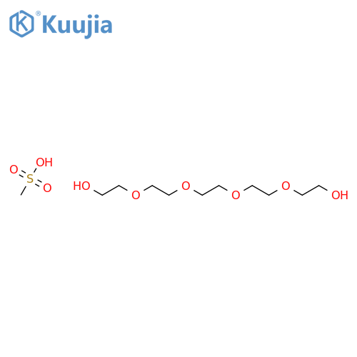3,6,9,12-Tetraoxatetradecane-1,14-diol, monomethanesulfonate structure