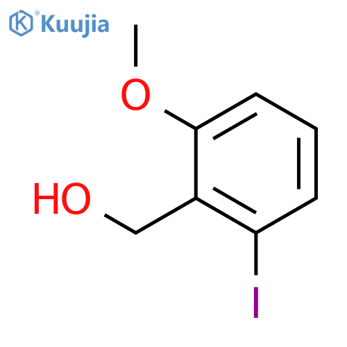 (2-Iodo-6-methoxyphenyl)methanol structure