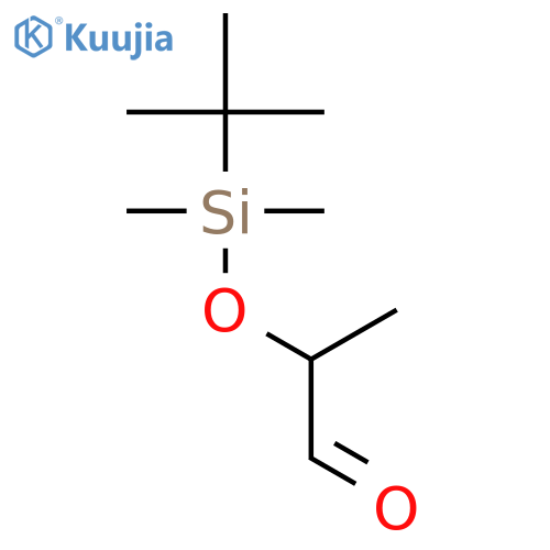 Propanal, 2-[[(1,1-dimethylethyl)dimethylsilyl]oxy]-, (2S)- structure