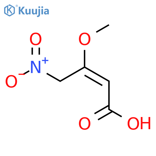 2-Butenoic acid, 3-methoxy-4-nitro-, (E)- (9CI) structure