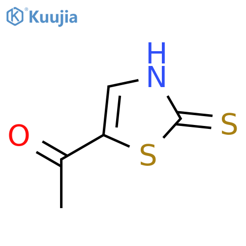 Ethanone,1-(2,3-dihydro-2-thioxo-5-thiazolyl)- structure