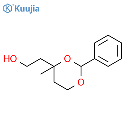 1,3-Dioxane-4-ethanol, 4-methyl-2-phenyl- structure