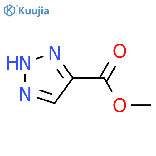 Methyl 2H-1,2,3-triazole-4-carboxylate structure