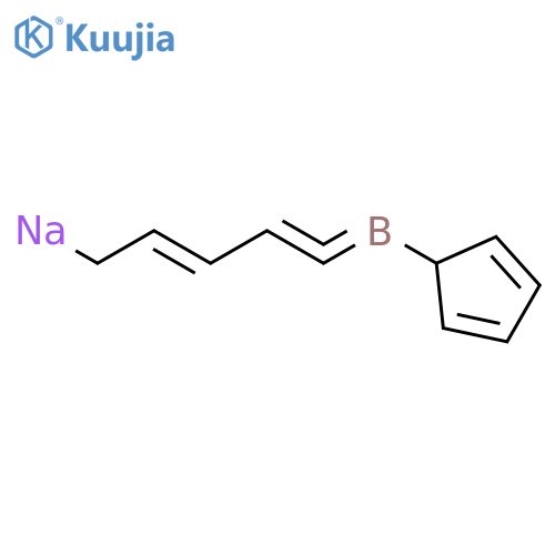 Sodium, (2,4-cyclopentadien-1-ylborylene)-2,4-pentadienyl- structure