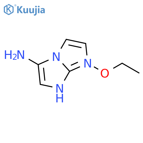 1H-IMIDAZO[1,2-A]IMIDAZOL-5-AMINE, 1-ETHOXY- structure