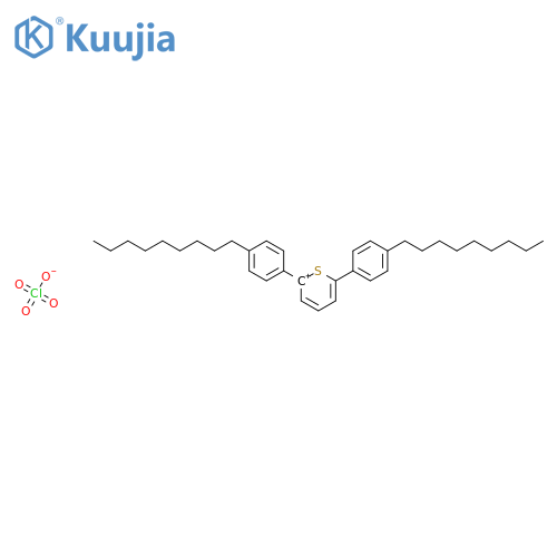 Thiopyrylium, 2,6-bis(4-nonylphenyl)-, perchlorate structure