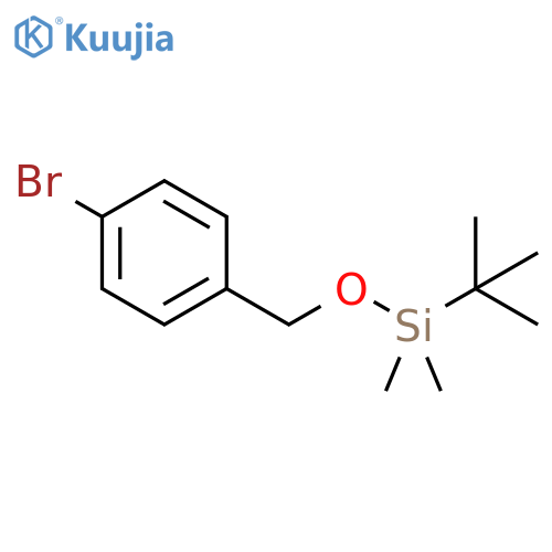 4-(tert-Butyldimethylsilyloxymethyl)bromobenzene structure