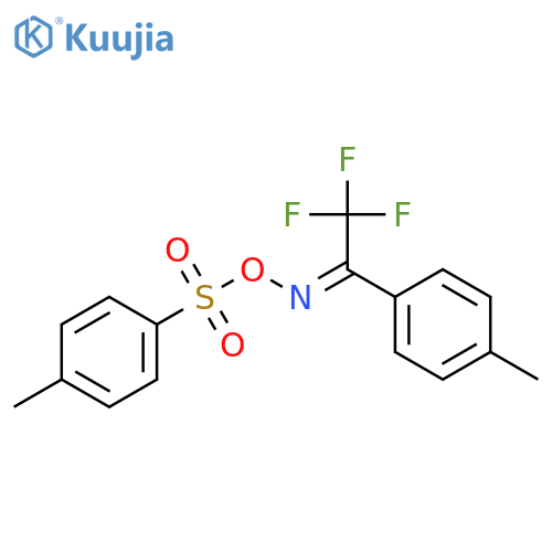 2,2,2-Trifluoro-1-(4-methylphenyl)ethanone O-Tosyl Oxime structure