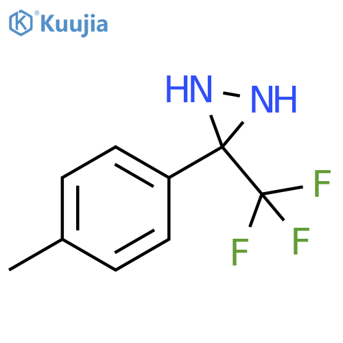 3-(4-Methylphenyl)-3-(trifluoromethyl)diaziridine structure