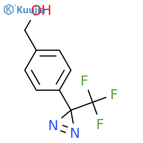 4-3-(Trifluoromethyl)-3H-diazirin-3-ylbenzyl Alcohol structure