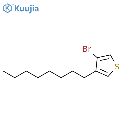 Thiophene, 3-bromo-4-octyl- structure