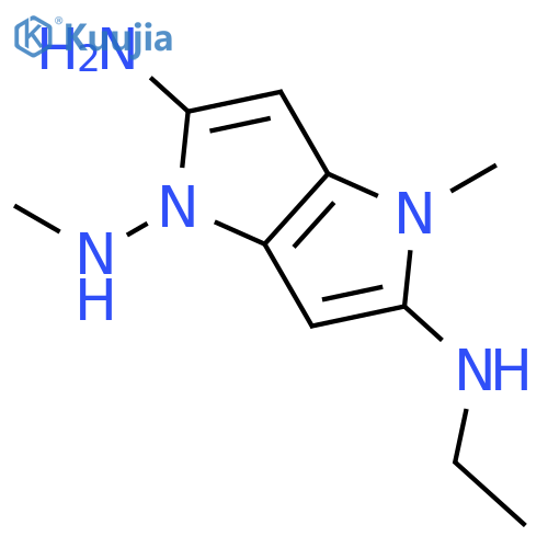 Pyrrolo[3,2-b]pyrrole-1,2,5(4H)-triamine, N5-ethyl-N1,4-dimethyl- structure