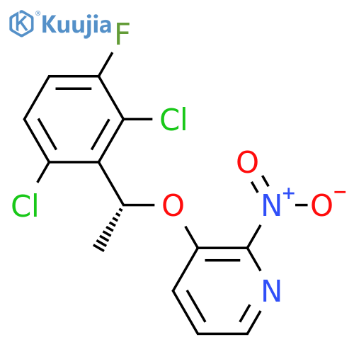 (R)-3-(1-(2,6-Dichloro-3-fluorophenyl)ethoxy)-2-nitropyridine structure