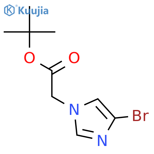 (4-Bromo-imidazol-1-yl)-acetic Acid Tert-butyl Ester structure