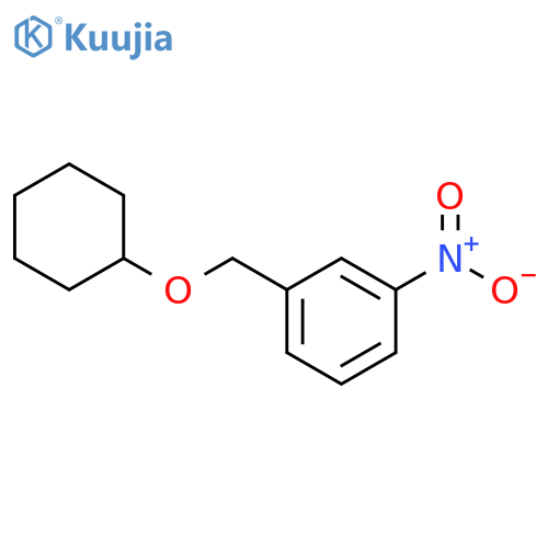 Benzene, 1-[(cyclohexyloxy)methyl]-3-nitro- structure