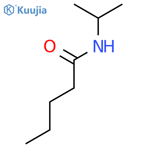 Pentanamide, N-(1-methylethyl)- structure