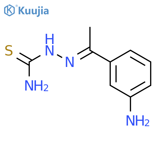 Hydrazinecarbothioamide, 2-[1-(3-aminophenyl)ethylidene]- structure