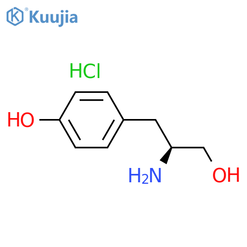 L-Tyrosinol hydrochloride structure