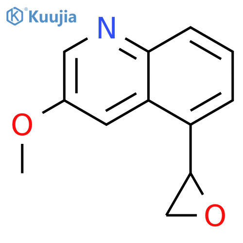 Quinoline, 3-methoxy-5-oxiranyl- structure