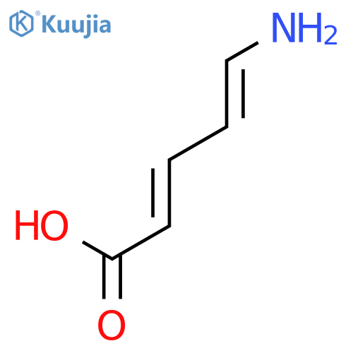 2,4-Pentadienoic acid, 5-amino-, (2E,4E)- structure