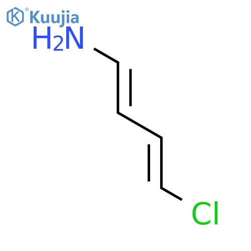 1,3-BUTADIEN-1-AMINE, 4-CHLORO-, (1E,3E)- structure
