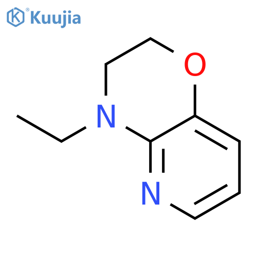 2H-Pyrido[3,2-b]-1,4-oxazine, 4-ethyl-3,4-dihydro- structure