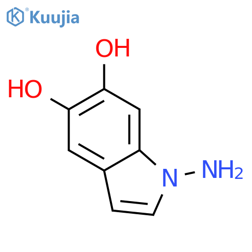 1H-Indole-5,6-diol, 1-amino- structure